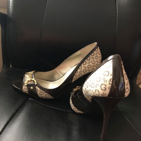 Guess Open-Toe Heels - Picture 2 of 4